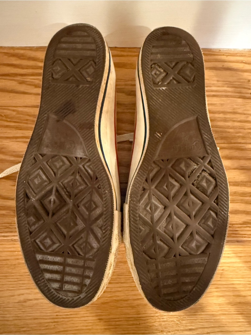Converse All Stars | Low Cut | Cream | made in USA | Ca. Late 1990s - Picture 8 of 8